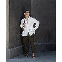 The Drop Standard Whisper White Belted Shirt by @Arvinolano