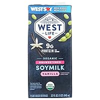 Westsoy, Soy Milk Vanilla Unsweetened Organic, 32 Fl Oz