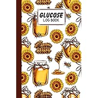 Glucose Log Book: Blood Sugar Log Book Honey Cover, Diabetes Tracker, Blood Sugar Log Book and Daily Food Journal, Blood Glucose Log Book, All Records in One Place | 120 Pages, Size 6