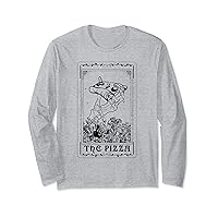 Pizza Tarot Card, Cottagecore Tarot Card Reader Reading Long Sleeve T-Shirt