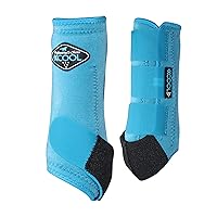 Professional's Choice 2XCOOL Sports Medicine Horse Boots | Protective & Breathable Design for Ultimate Comfort, Durability & Cooling in Active Horses | 2 Pack (Pacific, Large)