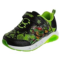 Teenage Mutant Ninja Turtles Shoes - TMNT Leonardo Donatello Raphael Michelangelo Super Hero Character Sneakers (Size 7-12 Toddler/Little Kids)