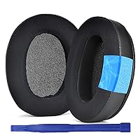 WH-XB910N Replacement Ear Pads, Upgrade Cooling Gel Earpads Cushions for Sony WH-XB910N Noise Cancelling Headphones, Ear Pads Cushions with Soft Memory Foam and Buckle(Black)