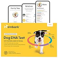 Embark Breed Identification Kit | Most Accurate Dog DNA Test | Test 350+ Dog Breeds | Breed ID Kit with Ancestry & Family Tree