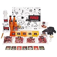 The Good Hurt Fuego by Thoughtfully, Extreme Extra Large DIY Hot Sauce Set, Includes 5 Pepper Varieties like Ghost Peppers, DIY Hot Sauce Making Kit