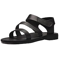 Jared - Leather Velcro Strap Sandal - Mens Sandals