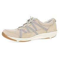 Dansko Harlyn Lightweight Sneaker for Women - Stain Resistant Leather and Nylon Uppers and Arch Support in Flexible Style