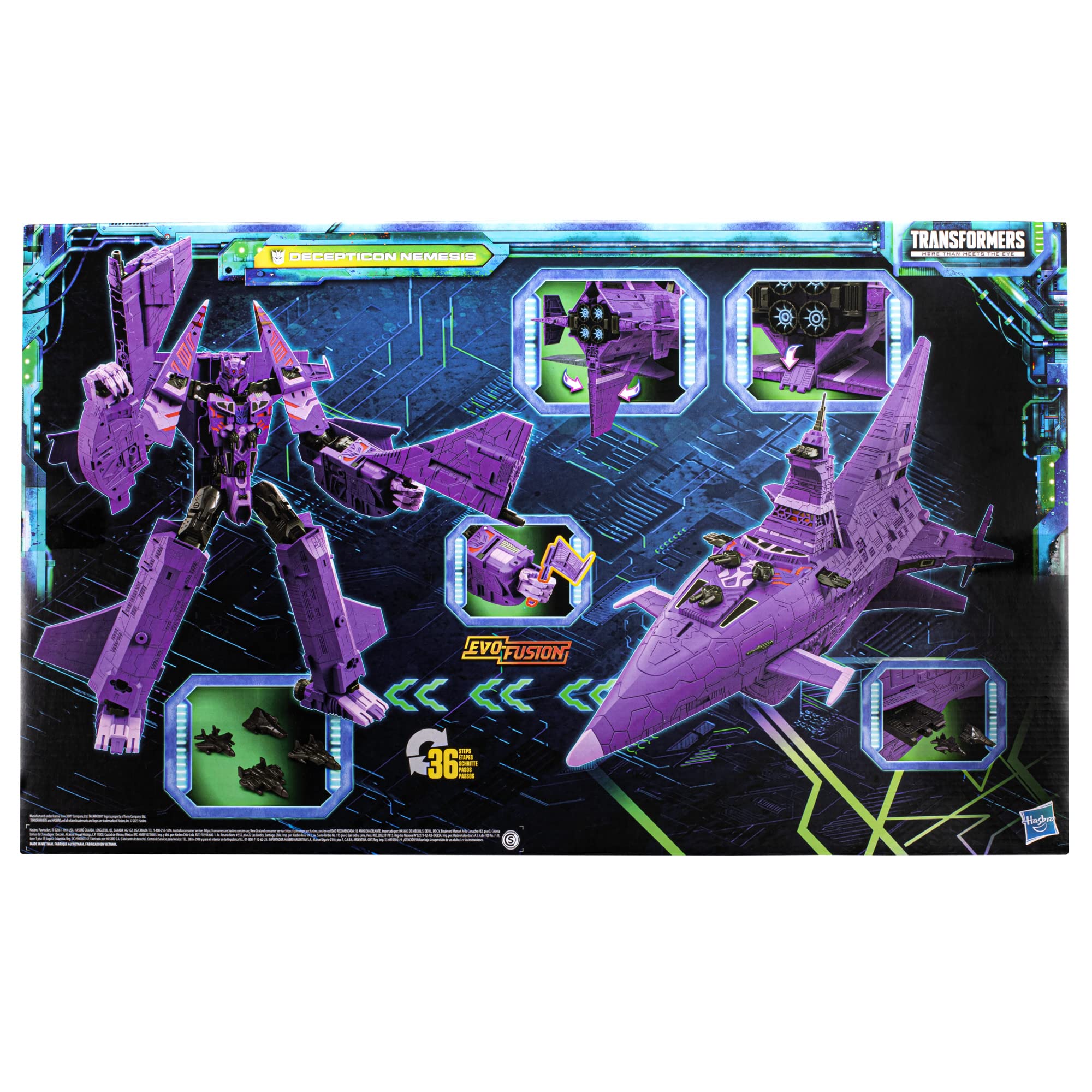 Transformers Toys Legacy Evolution Titan Decepticon Nemesis Action Figure, 23.5-inch, Adult Collectible for Ages 15 and Up