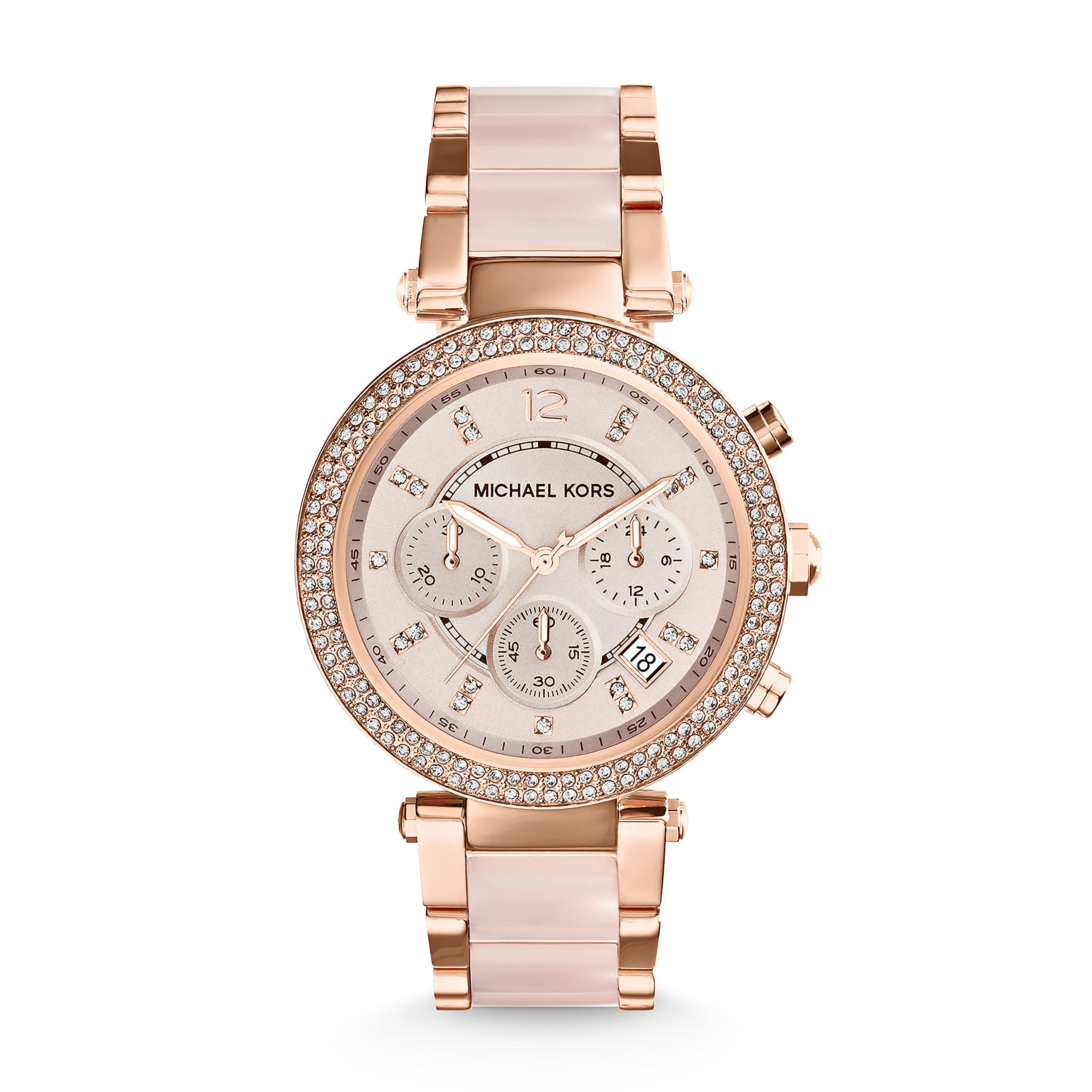 Michael Kors Darci 3 Hand Watch with Glitz Accents 39MM  Shopping From USA