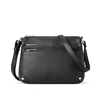 Crossbody Bags for Women, Medium Size Shoulder Handbags, Satchel Purse with Multi Zipper Pocket