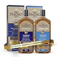 Thickening Shampoo and Conditioner Set: Capilgross, Royal Jelly, Nettle, Aloe Vera, Reduces Hair Loss, Strengthens, Nourishes, Volumizes - 14 fl oz Each