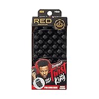 Red by Kiss Bow Wow X Twist King Luxury Twist Styler Washable and Durable Twist Brush for Afro Curl (Mini)