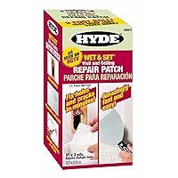 Hyde Tools 09911 5-Inch by 9-Foot Wet and Set Contractor's Roll Wall and Ceiling Repair Patch , Gray