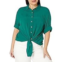 City Chic Women's Apparel Women's City Chic Plus Size Top Tropical Tie