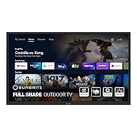SunBrite Veranda 3 Series 65-inch Full Shade Smart Outdoor TV, 4K Ultra HD HDR QLED Weatherproof Television, 1000 nit Ultra Bright Screen with All-Weather Voice Remote