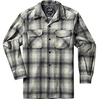 Pendleton Men's Long Sleeve Classic Fit Wool Board Shirt