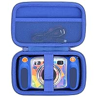 co2CREA Hard Case Replacement for VTech Kidizoom Duo/Duo DX/Duo Deluxe/Twist/Pix/Pix Plus Selfie Camera (Blue Case)