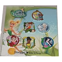 Disney Pin 90988: Disney Fairies - Booster Pack Set of 6 Pins Tinker Bell