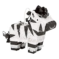 Unique Black & White Mini Zebra Piñata Favor Decoration - 7