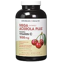 American Health MEGA ACEROLA 1000MG, 60 WAF