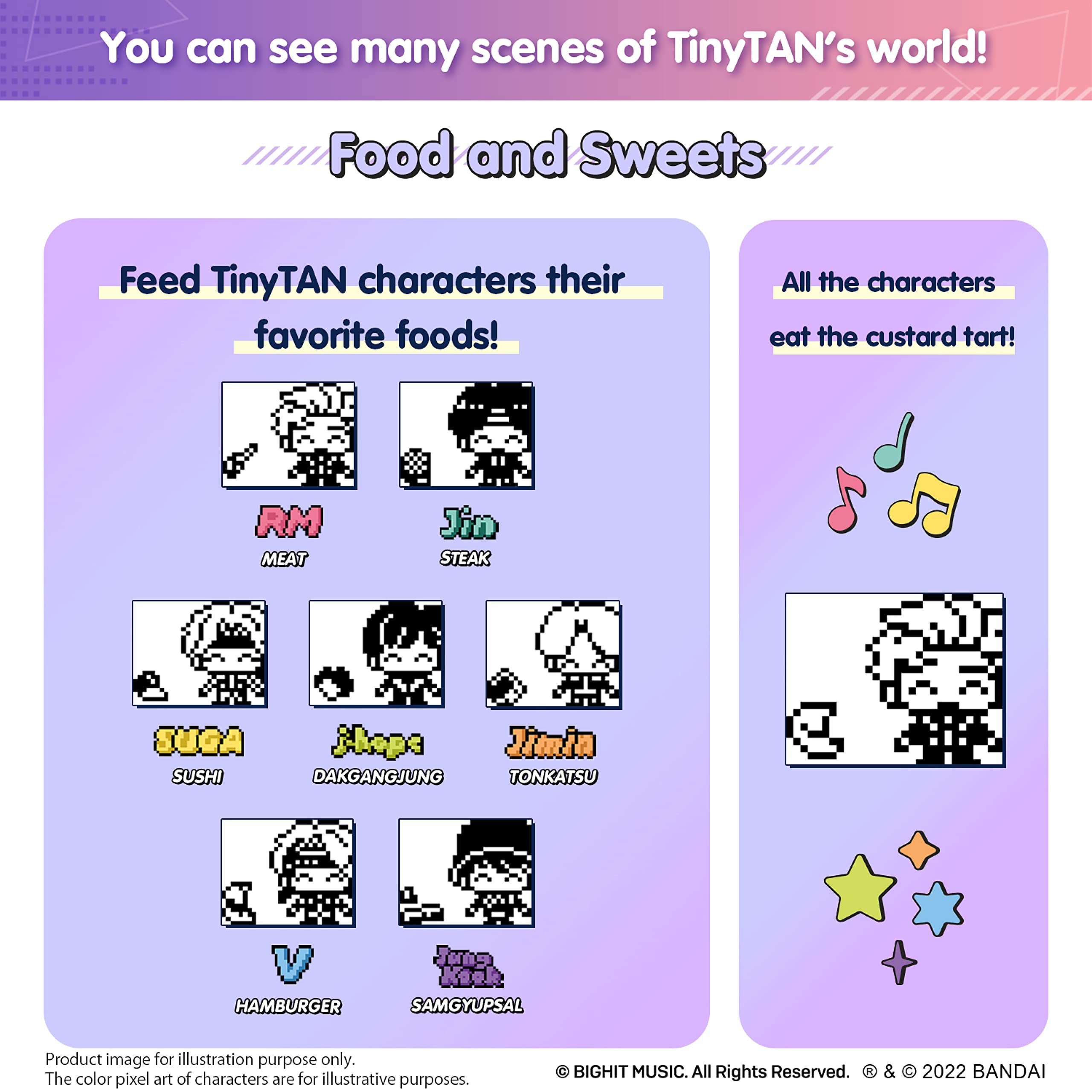 Tamagotchi Nano x BTS TinyTAN - Purple
