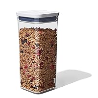 OXO Good Grips POP Container - Airtight Food Storage - Small Square Medium 1.7 Qt Ideal for granola, dried beans and snacks