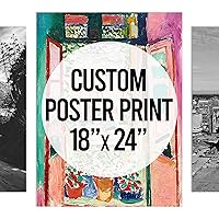 Custom Print Your Own Artwork: Customize Your Wall Decor With Personalized Photo Prints & Posters on Amazon. Create Your Own Artwork With Multiple Size Options (18 x 24)