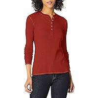 AG Adriano Goldschmied Women's Veda Thermal Long Sleeve Henley