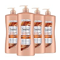 Silk Protein Infusion Shampoo, Sleek and Smooth, for Soft Hair and Frizz Control, 28 oz Pack of 4