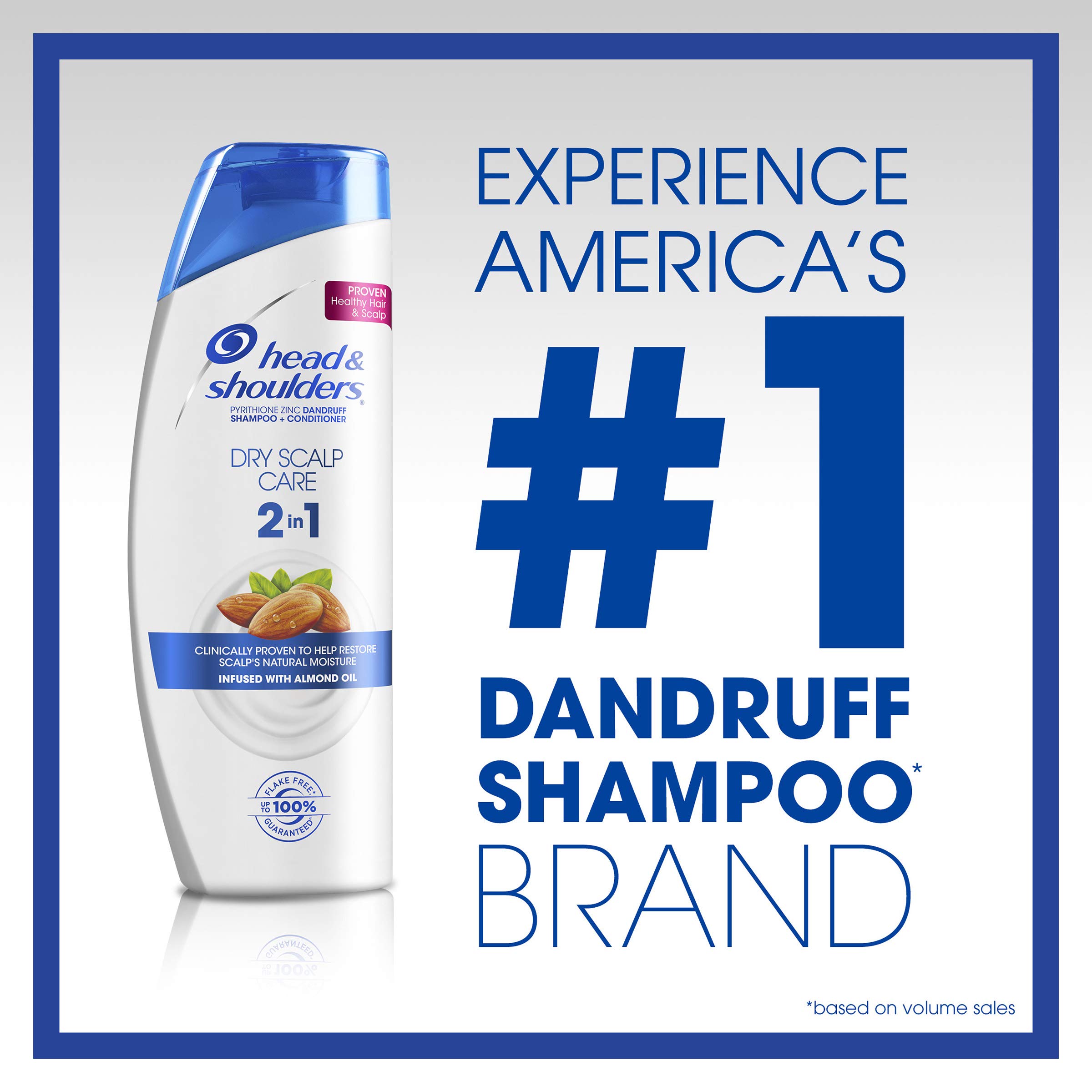 Head and Shoulders Dry Scalp Care Anti-Dandruff 2 in 1 Shampoo & Conditioner, 23.7 fl oz