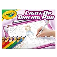 Crayola Light Up Tracing Pad Pink, Gifts For Girls & Boys, Age 6, 7, 8, 9