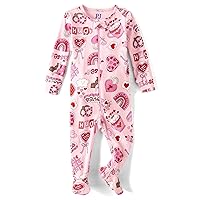 The Children's Place Baby and Toddler Valentine's Day Snug Fit 100% Cotton Pajama