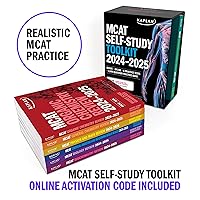 MCAT Self-Study Toolkit 2024-2025: Includes MCAT Complete 7 Book Set, 6 Full Length Online Practice Tests + Customizable 3,000 Question Practice Bank (Kaplan Test Prep) MCAT Self-Study Toolkit 2024-2025: Includes MCAT Complete 7 Book Set, 6 Full Length Online Practice Tests + Customizable 3,000 Question Practice Bank (Kaplan Test Prep) Paperback