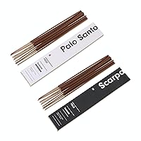 Yield - Palo Santo & Scarpa Incense Sticks Bundle - 30 Incense Sticks - Luxury Aromatherapy - Promotes Calm, Clarity & Enhanced Sleep - Fragrance & Essential Oils Blend - Handmade - Non-Toxic