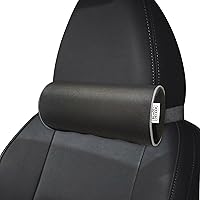 BLACK+DECKER Tubular Neck Roll, Memory Foam Support Pillow for Neck and Shoulder, Ideal for Travel, Home, and Office, Compact and Portable Design for Superior Relaxation and Restorative Sleep, Black