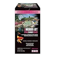 MICROBE-LIFT 10XSSCX1 Spring and Summer Pond and Outdoor Water Garden Cleaner, Safe for Live Koi Fish, Plant Life, and Decor, 16 Ounces
