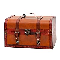 Teacher Created Resources TCR5048 Treasure Chest, 9.5 inch X 8 inch X 8.5  inch, Brown