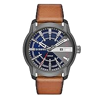 Diesel Armbar Men's Watch with Silicone or Leather Band