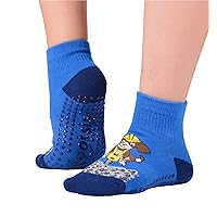Non Slip Grip Socks for Yoga, Pilates, Barre, Home, Hospital ,Mommy and Me classes Puppy