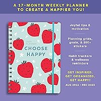 2023 Choose Happy Planner: 17-Month Weekly Happiness Organizer with Inspirational Stickers (Thru December 2023) 2023 Choose Happy Planner: 17-Month Weekly Happiness Organizer with Inspirational Stickers (Thru December 2023) Calendar