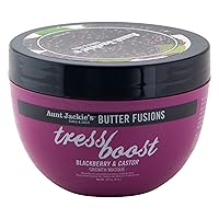 Butter Fusions Tress Boost - Blackberry & Castor Hair Growth Conditioning Masque, 8 oz