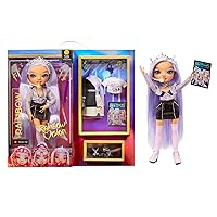 Rainbow High Rainbow Vision Royal Three K-Pop- Tiara Song Posable Fashion Doll w/2 Designer Outfits to Mix & Match w/Microphone Headset & Band Merch, Great Toy Gift Kids 6-12 Years Old & Collectors