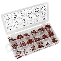 Performance Tool W5239 Polymer Viton O-Ring Assortment, Brown, 180 Pieces, 9mm-20mm