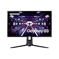 Samsung Odyssey G3 Series 24-Inch FHD 1080p Gaming Monitor, 144Hz, 1ms, 3-Sided Border-Less, VESA Compatible, Height Adjustable Stand, FreeSync Premium (LF24G35TFBNXZA)