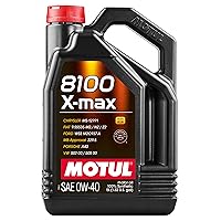 Motul 8100 X-max 0W-40 Synthetic Oil 5 Liters (104533)