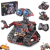 JOJO&Peach Stem Robot Building Toys, Remote & APP Controlled 4 in 1 Wall Robot/Stunt Car/Triangle Robot, STEM Projects Creative Gifts Toys for Boys Girls 6 7 8-12 (560 Pieces)