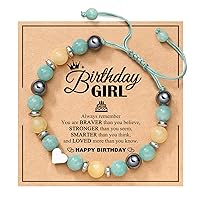 UPROMI To My Daughter/Granddaughter/Niece Bracelet, Birthday Back to School Graduation Christmas Gifts for Girls
