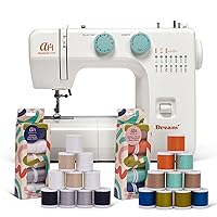 Bundle, The Dream Beginner Sewing Machine with Two 40 weight Sewing Thread Sets for Your Mechanical Sewing Machine, All Purpose Thread for Your Projects