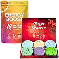 Cleverfy Shower Steamers Pack of 18 and Pack of 6: Variety Pack Bundle. Shower Bombs with Essential Oils.