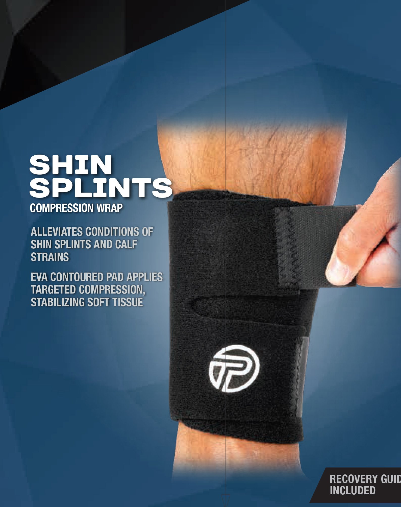 Pro-Tec Athletics Shin Splint Compression Wrap Black